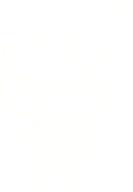 Bir insan tarafından çizilen Şenlikli Robot Tebeşiri