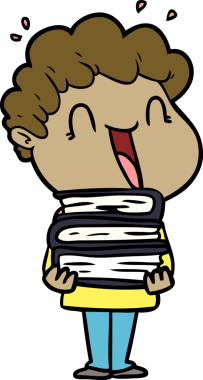 Bir insan tarafından çizilmiş mutlu bir adam.