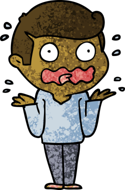 Çizgi filmdeki adam bir insan tarafından çizilmiş.