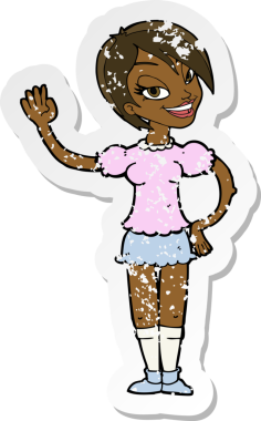 Bir insan tarafından çizilmiş sallanan bir karikatürün gerilimli yapıştırması.