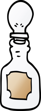 Bir insan tarafından çizilmiş pipetli karalama yağı damlatıcısı