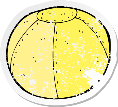 Bir insan tarafından çizilmiş, dertli bir çizgi film çıkartması.