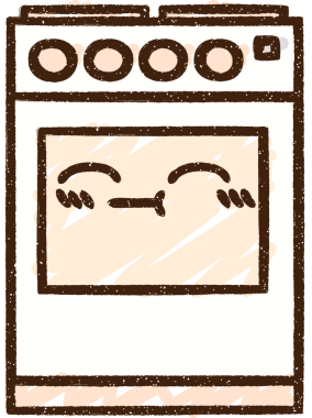 Bir insan tarafından çizilen fırın tebeşiri