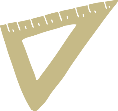 Bir insan tarafından çizilmiş kare çiziminin düz renk çizimi