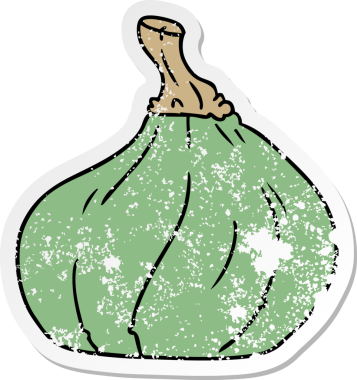 insan eliyle çizilmiş bir balkabağı karalaması.