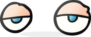 Bir insan tarafından çizilmiş serbest çizim, yorgun gözler.