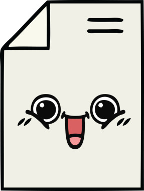 Bir insan tarafından çizilmiş bir kağıt karikatürü.