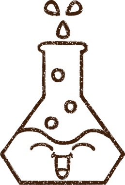 Bilim Deneyi Kömür Çizimi Bir insan tarafından çizildi