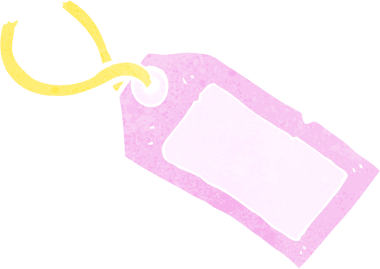 bir insan tarafından çizilmiş bavul etiketi