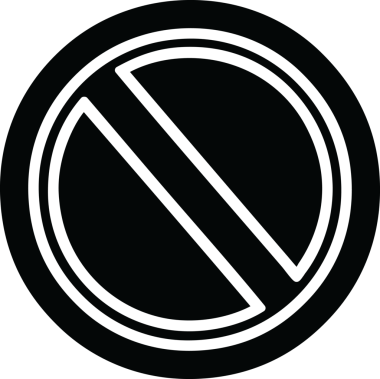 Bir insan tarafından çizilmiş genel dur simgesi