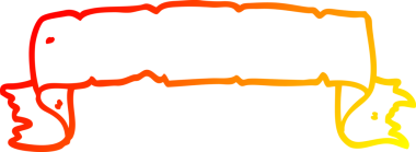 Bir insan tarafından çizilmiş bir çizgi film afişinin sıcak gradyan çizgisi