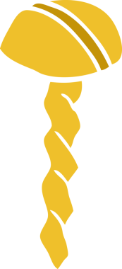 karikatür karalama eski pirinç vida bir insan tarafından çizildi