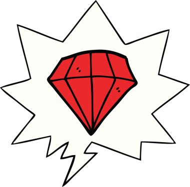 Bir insan tarafından çizilmiş konuşma balonlu dövme elması.