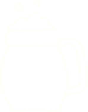 Bir insan tarafından çizilmiş bir kupa bira tebeşiri