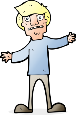 Bir insan tarafından çizilen karikatür adamı şaşırttı