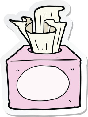 Bir insan tarafından çizilmiş karikatür dokularının çıkartması.