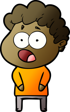 Bir insan tarafından çizilmiş bir karikatür.