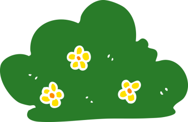 Bir insan tarafından çizilmiş düz renk çizgi film çiti