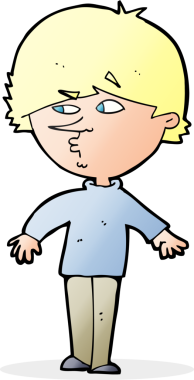 Bir insan tarafından çizilmiş, omzunun üstünden bakan şüpheli bir adam.