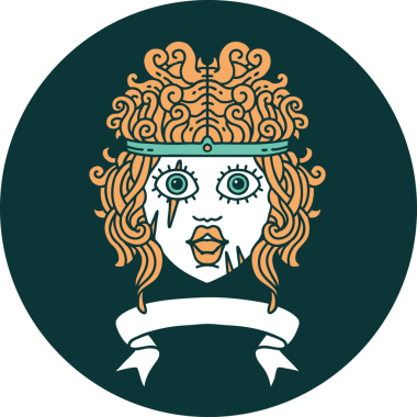 Bir insan tarafından çizilmiş barbar insan karakteri simgesi.