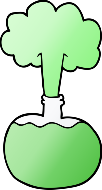 bir insan tarafından çizilmiş karikatür deney iksirleri.