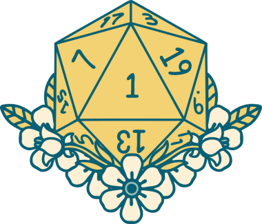 Retro Dövme Tarzı Doğal Zarlar Bir insan tarafından çizilmiş çiçek elementleri ile yuvarlanır