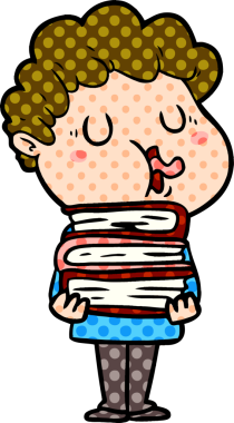 Bir insan tarafından çizilmiş çizgi film şarkıcısı.