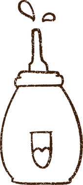 Hardal Şişe Kömürü Bir insan tarafından çizilmiş