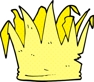 Bir insan tarafından çizilmiş karalama Noel kraker şapkası.