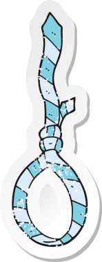 Bir insan tarafından çizilmiş karikatür çiziminin gerilmiş yapıştırması.