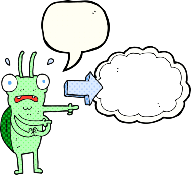 Bir insan tarafından çizilmiş serbest çizilmiş çizgi roman konuşma balonu çizgi film hatası