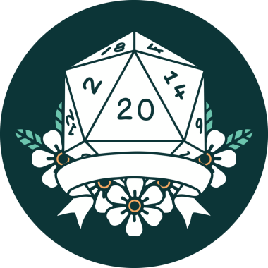 Bir insan tarafından çizilen 20 kritik vuruşun simgesi