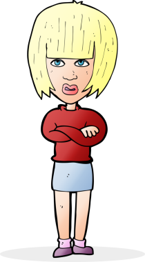 Bir insan tarafından çizilmiş bir karikatür.