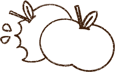 Elma Kömürü Bir insan tarafından çizilmiş