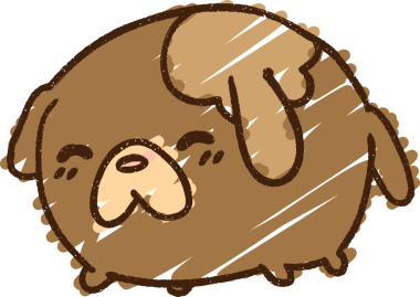 Bir insan tarafından çizilen Mutlu Köpek Tebeşiri