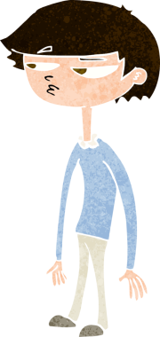 Bir insan tarafından çizilmiş şüpheli çocuk çizgi filmi.