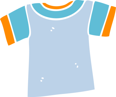 bir insan tarafından çizilmiş karikatür tişörtü