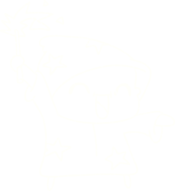 Bir insan tarafından çizilen Mutlu Büyücü Tebeşiri