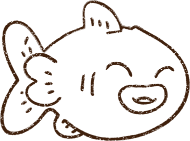 Japon Balığı Kömürü Bir insan tarafından çizilmiş