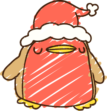 Bir insan tarafından çizilmiş Noel Pengueni Tebeşiri