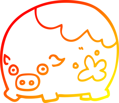 Bir insan tarafından çizilmiş bir çizgi film çizimi.