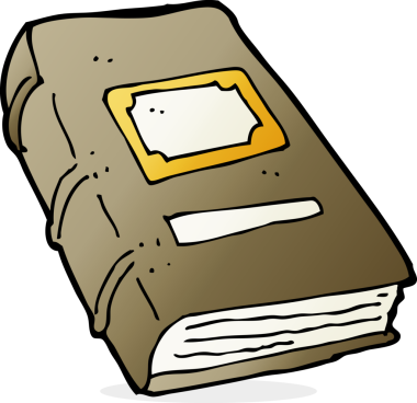 Bir insan tarafından çizilmiş eski bir çizgi roman.