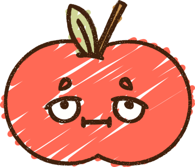 Bir insan tarafından çizilen Elma Tebeşiri