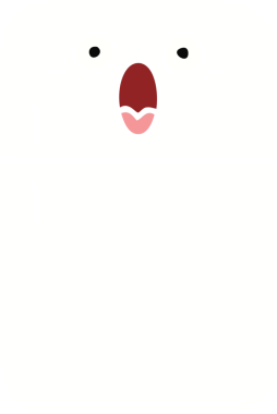 Bir insan tarafından çizilmiş bir buzdolabının düz renkli retro karikatürü