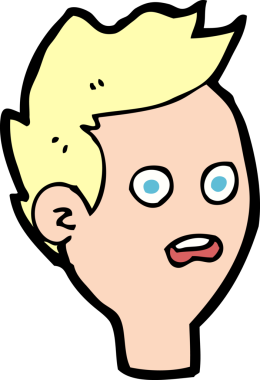 Bir insan tarafından çizilmiş bir karikatür.