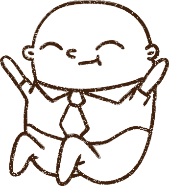 Bir insan tarafından çizilmiş Kel Patron Kömürü