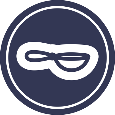 Bir insan tarafından çizilmiş yemek pişirme tavası dairesel simgesi