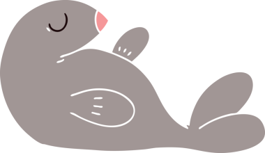 Bir insan tarafından çizilmiş garip karikatür mührü.