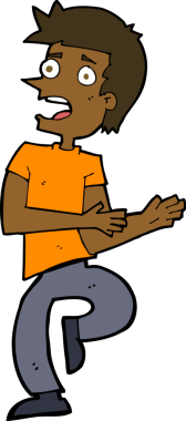 Çizgi film bir insan tarafından çizilen adamı strese sokuyor.