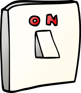 Bir insan tarafından çizilmiş çizgi film karalaması.